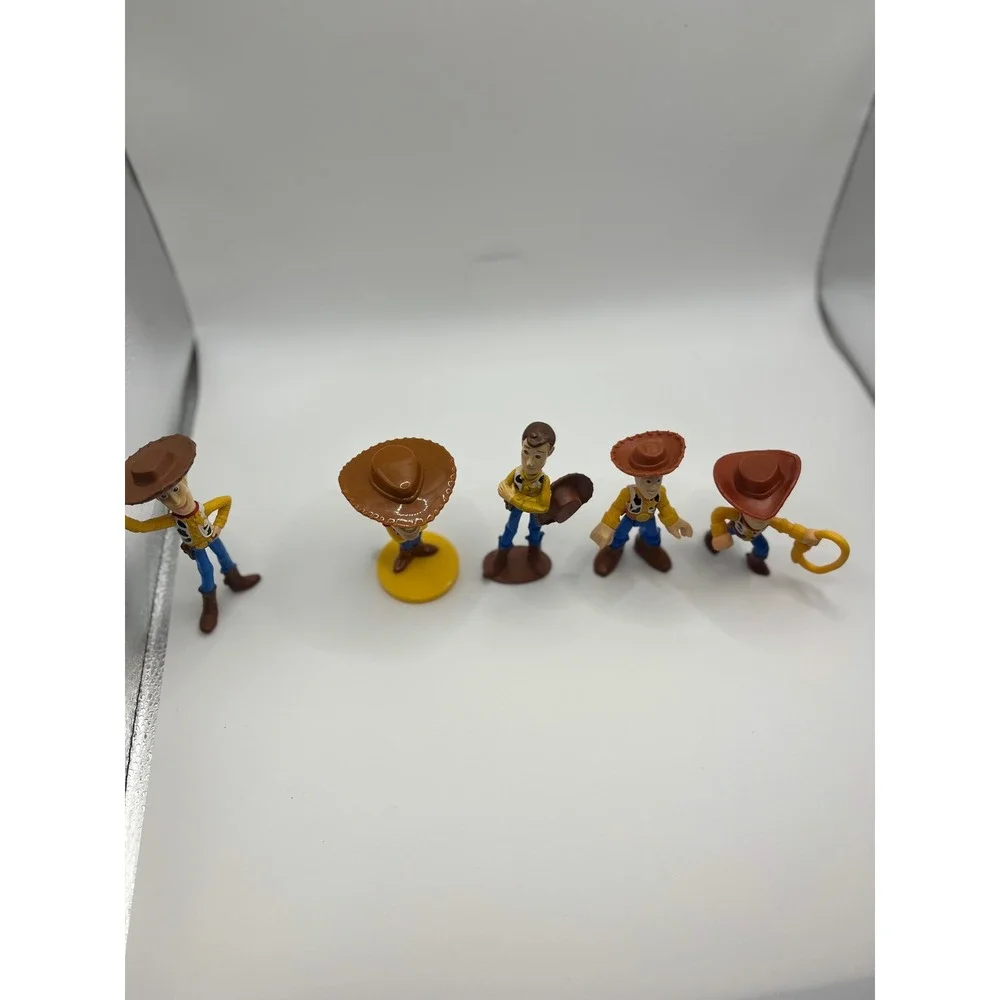 Disney Toy Story Woody Action Figure Lot Small Multi-Pack Brown Good Cowboy Set